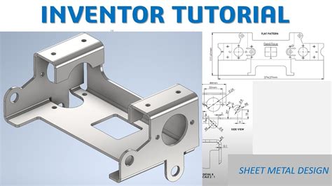 drawing sheet metal parts in inventor|inventor convert to sheet metal.